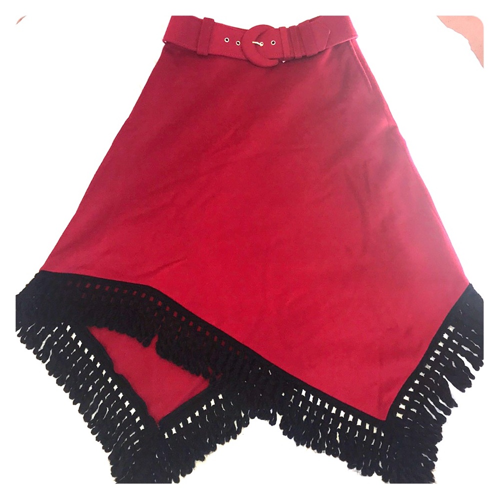 Moschino Couture wool/cashmere/angora skirt